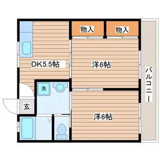 リリーハイツ【2階】の間取り