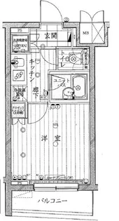 ルーブル池上六番館【3階】の間取り