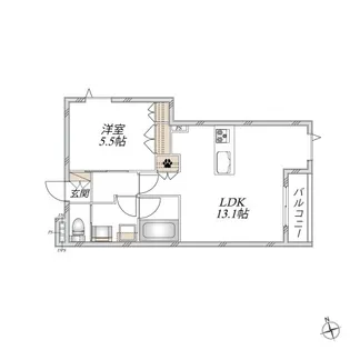 Per Sempre ペルセンプレ【2階】の間取り
