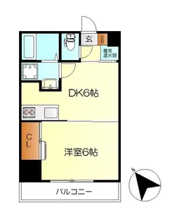 村上ビルI【4階】の間取り