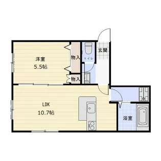 コントレール【1階】の間取り
