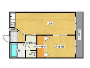 EXCEL田中町【3階】の間取り