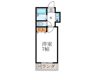 ラ・レジデンス・ペルシュワール【2階】の間取り