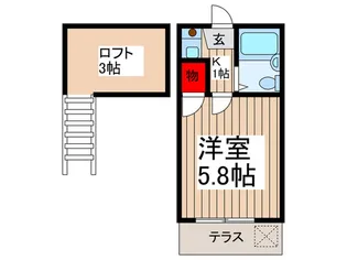 エイブル大宮・K【1階】の間取り