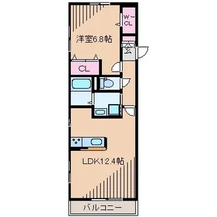 ミール大倉山【3階】の間取り