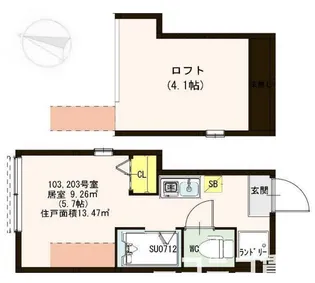 Feliz【1階】の間取り