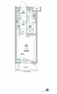 RELUXIA赤羽志茂【5階】の間取り