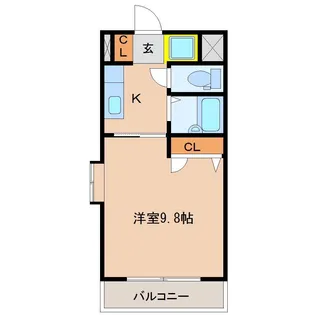 アルカコンネ桜【3階】の間取り