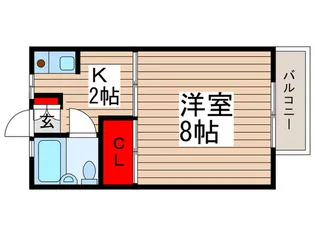 チェスターフィールド【2階】の間取り