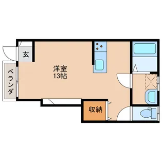グラムハウス伍番館【1階】の間取り