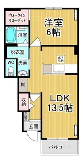 ファースト・スター【1階】の間取り