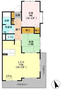 リヴィエールI【5階】の間取り