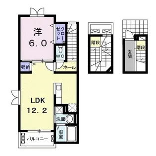 クラールwatanabeI【3階】の間取り
