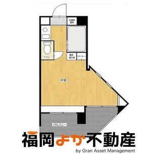パンルネックス・クリスタル大濠II【4階】の間取り