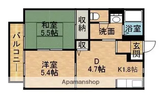 コーポベルトリー【2階】の間取り