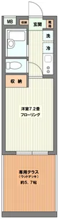 ル・シエル【1階】の間取り