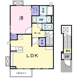グリーンヒルズ【2階】の間取り