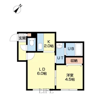 ムーランルージュ【2階】の間取り