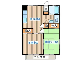 コーポ寺島【2階】の間取り