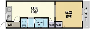 レオハイム長尾3【2階】の間取り