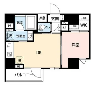 マイナビSTAYネオヴィスタ門前仲町【9階】の間取り