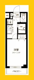 フェニックス新横濱イクシール【10階】の間取り