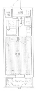 エスリード塚本第弐【8階】の間取り