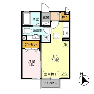 アヴァンセ【1階】の間取り