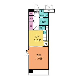 シャンゼリゼ高根【2階】の間取り