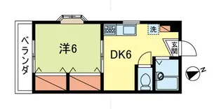 高円寺ash-f【2階】の間取り