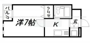 レインボープラザ【1階】の間取り