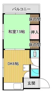ベンステーション1【2階】の間取り