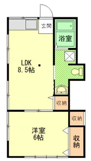 ハイム ヒロ【1階】の間取り