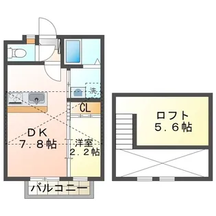 フィオーレ【2階】の間取り