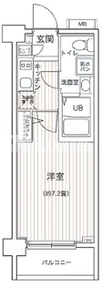 エコロジー都立大学レジデンス【4階】の間取り
