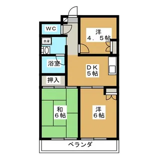 マンション・カネイ【2階】の間取り