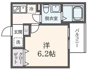 フルーヴテラス【1階】の間取り
