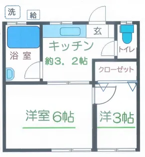 グリーンハイツ【1階】の間取り
