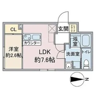 Celenest浄心【3階】の間取り