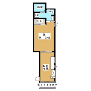 モアナハウス【4階】の間取り