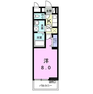 スタヴ オール【1階】の間取り