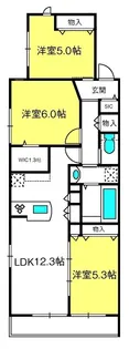 Spica【2階】の間取り