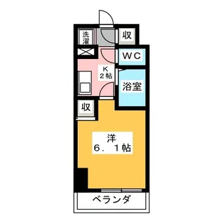 RIDGE堀田【7階】の間取り