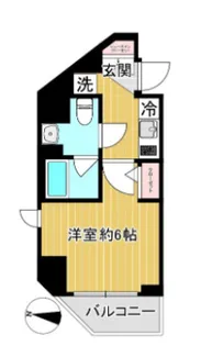 SHOKEN Residence横浜鶴見III【2階】の間取り
