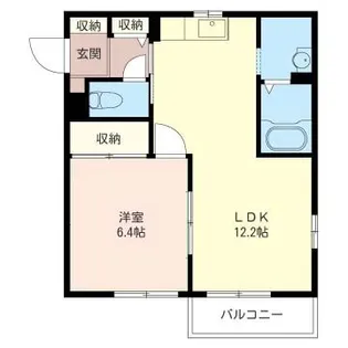 ラフォーレカトレア【2階】の間取り