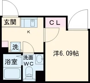 長楽町屋レジデンス【1階】の間取り