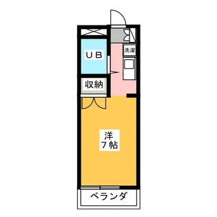 メゾンボヌール菊名B棟【2階】の間取り