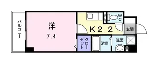 パレス・ウチダ【3階】の間取り