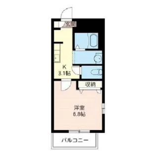 ベルヴィル能見台【2階】の間取り