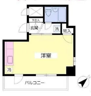 メゾンいまいち B【4階】の間取り